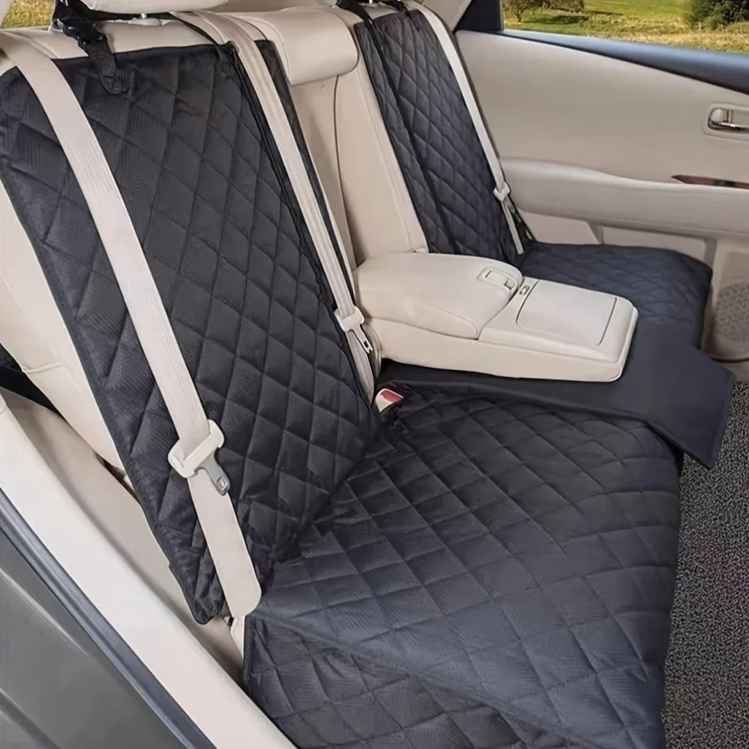 Premium Car Seat Cover for Dogs Durable Scratch Proof Slip Resistant Protects from Fur Mud Washable Back Seat Pet Cover